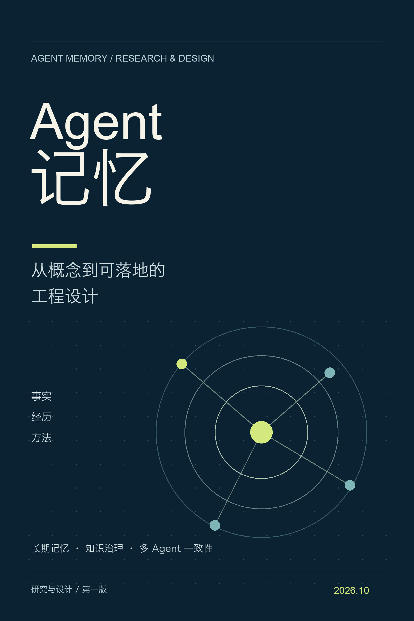 《Agent 记忆：从概念到可落地的工程设计》封面